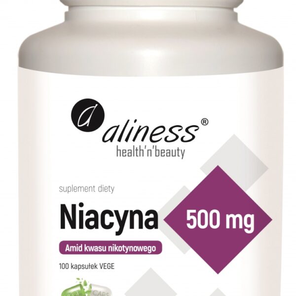 Niacyna, Amid Kwasu nikotynowego 500 mg x 100 kaps VEGE