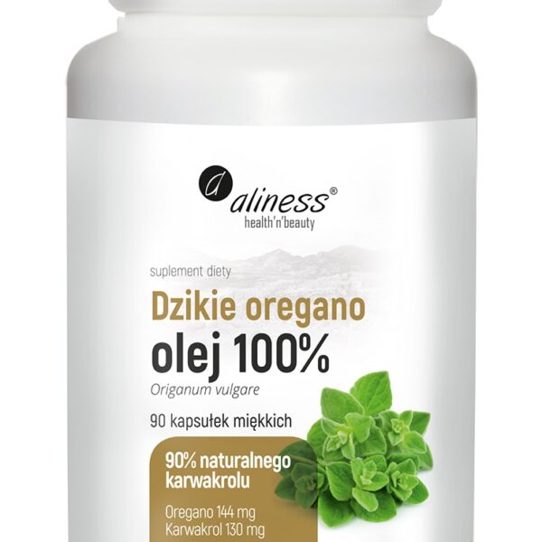 Dzikie oregano, olej 100% x 90 kapsułek miękkich