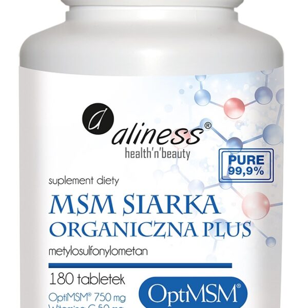 OptiMSM® siarka Organiczna PLUS x 180 tabletek