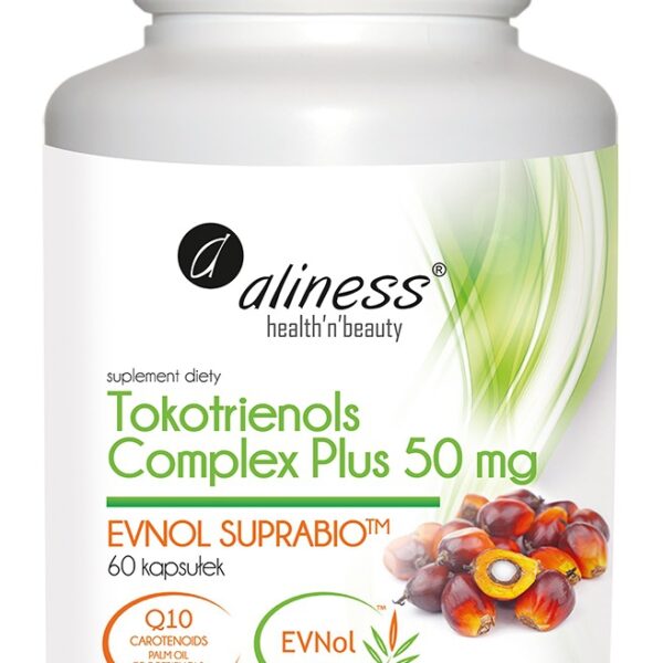 Tokotrienols Complex PLUS 50 mg, EVNOL SUPRABIO x 60 caps.