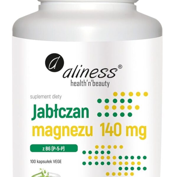 Jabłczan magnezu 140mg z B6