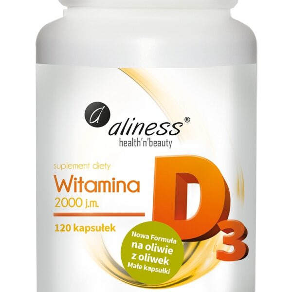 Vitamina D3 2000 j.m. x 120 kapsułek