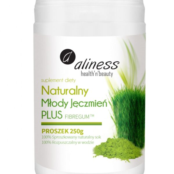 Naturalny Młody Jęczmień Plus Fibregum, proszek 250g