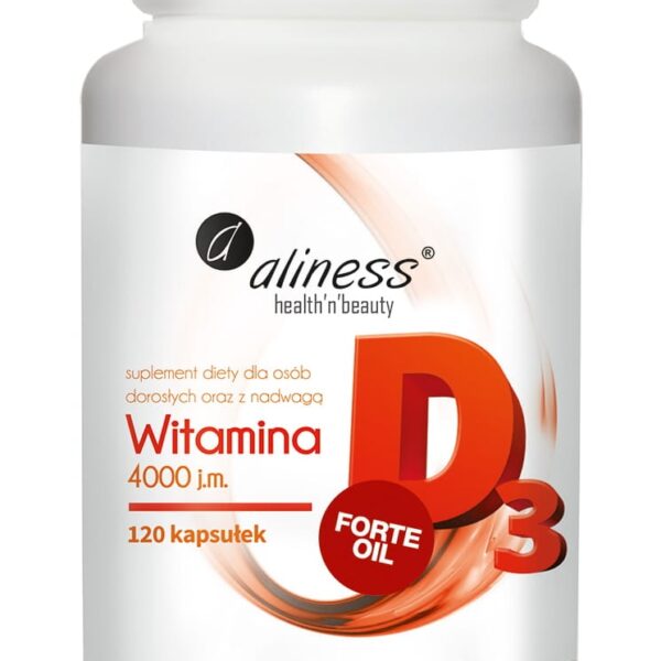 Witamina D3 4000 j.m. FORTE x 120 kaps.