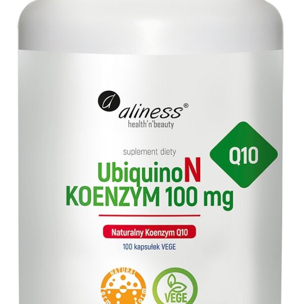 UbiquinoN Naturalny KOENZYM Q10 100mg x 100 Vege caps.