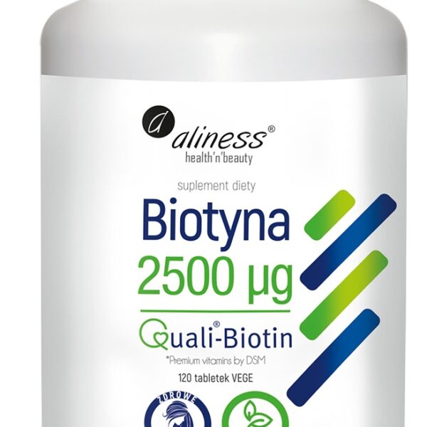 Biotyna QualiBiotin® 2500 mcg x 120 tabletek VEGE