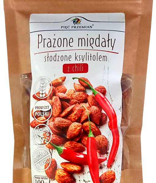 Prażone migdały z ksylitolem - wersje smakowe