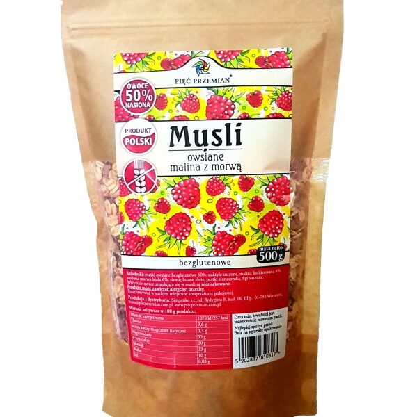 Musli bezglutenowe - trzy opcje smakowe