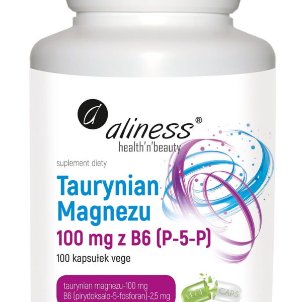 Taurynian magnezu 100mg 100k.