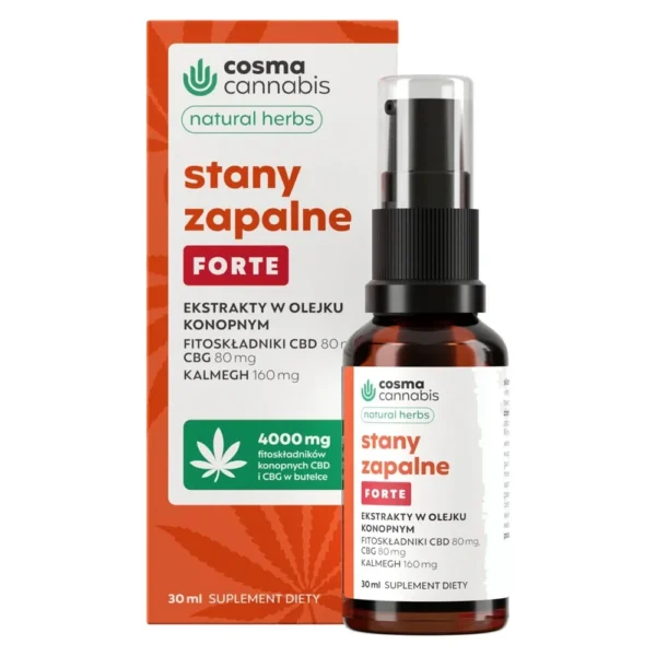 Cosma Cannabis Forte Natural Herbs 30 ml – olejek konopny z ekstraktami ziołowymi